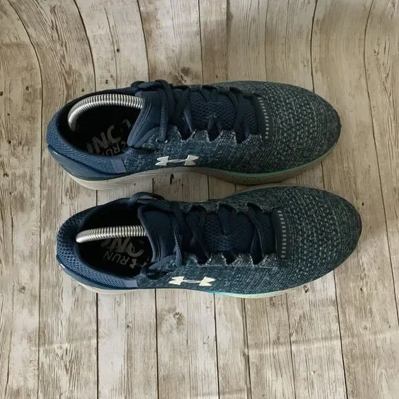 Under Armour Womens Charged Bandit 3 1298664-918 Blue Running Shoes Sneakers 11 - Picture 2 of 9